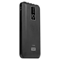 Powerway TX108 Dijital Göstergeli 4 Çıkışlı 10000 Mah Powerbank Siyah