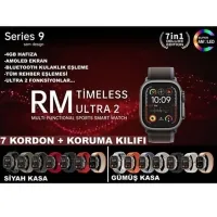 RM Timeless Ultra 2 AMOLED 47mm Akıllı Saat- Wi-Fi, GPS, Nabız ve Kan Oksijen Ölçümü, Su Geçirmez Unisex Akıllı Saat