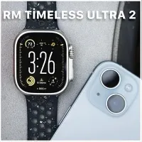 RM Timeless Ultra 2 AMOLED 47mm Akıllı Saat- Wi-Fi, GPS, Nabız ve Kan Oksijen Ölçümü, Su Geçirmez Unisex Akıllı Saat
