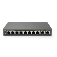 RUIJIE REYEE RG-ES110D-P 8 PORT 10/100 + 2X GIGABIT RJ45 UPLINK METAL KASA 110W POE SWITCH