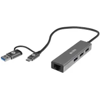 S-Link SW-U332 Type-C / USB 3.0 3 Portlu 1000Mbps Gigabit Ethernet Hub Çoğaltıcı