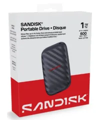 SanDisk Taşınabilir SSD 1TB 600MB/s USB 3.2 Gen 2 Harici Taşınabilir SSD (SDSSDE10-1T00-G25)
