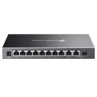 TP-LINK OMADA ES210GMP 10 PORT GIGABIT + 8-PORT POE+ YÖNETİLEBİLİR 123W POE METAL KASA SWITCH