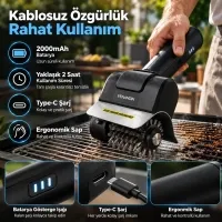 Venandin RC-4BA Grillo Şarjlı Izgara ve Mangal Temizleme Aleti