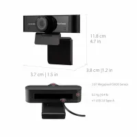 ViewSonic VB-CAM-001 Full HD 1080p Ultra-Wide USB Web Kamera | Video Toplantı & Dahili Mikrofon