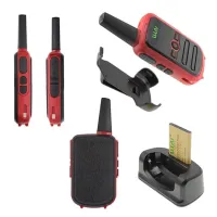 WLN KD-C51 16 Kanal 3-5 Km Tekli Kırmızı Telsiz