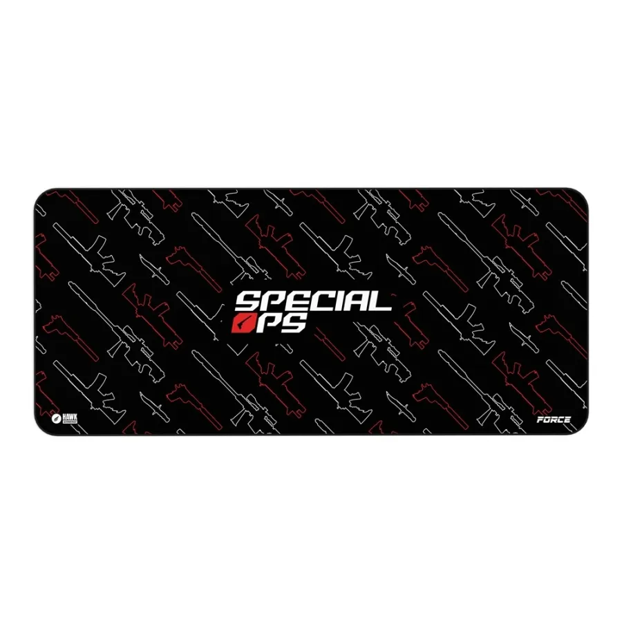 Hawk Force HWK-FOR-9040 XXL Gaming Mouse Pad 90x40 cm Kaymaz Taban, Dikişli Kenar, Profesyonel Oyuncu Mousepad