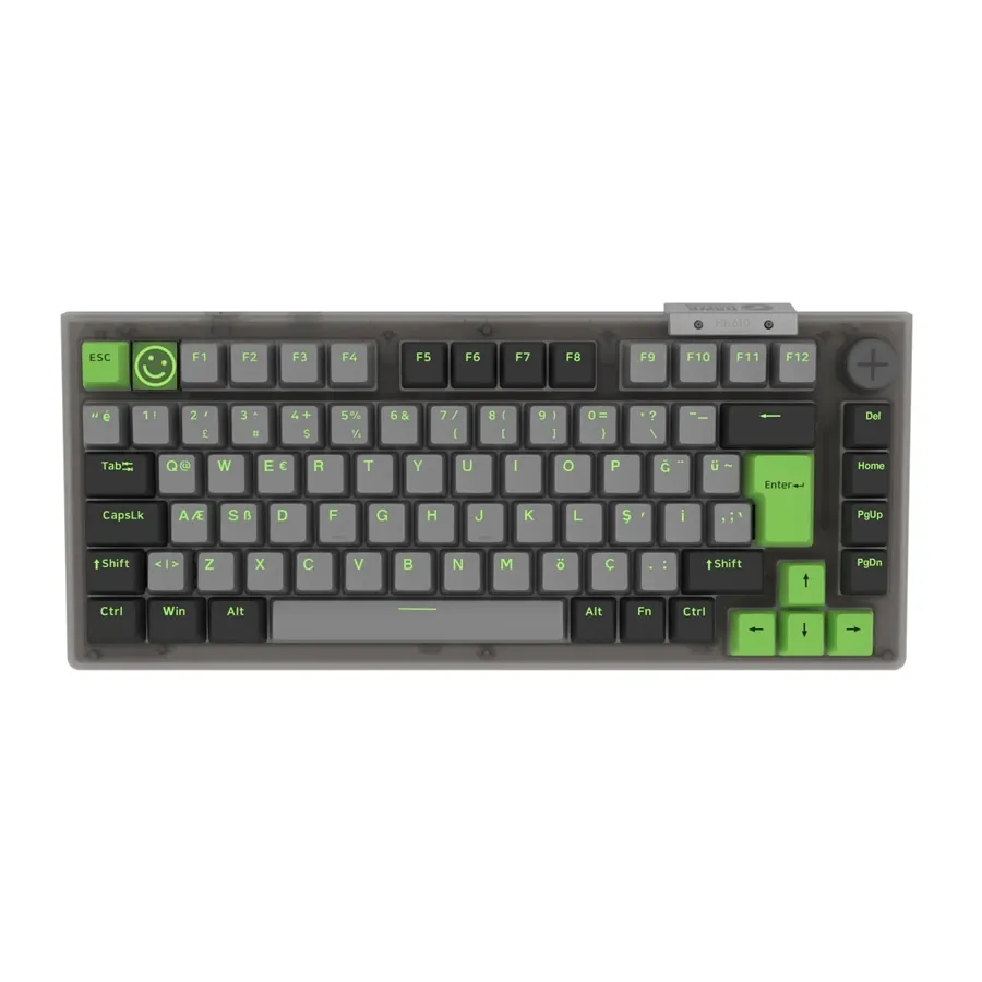 HAWK HK610 GAMING HK610 GATERON SWITCH RGB LCD TRI-MODE KABLOSUZ/BLUETOOTH GAMİNG KLAVYE