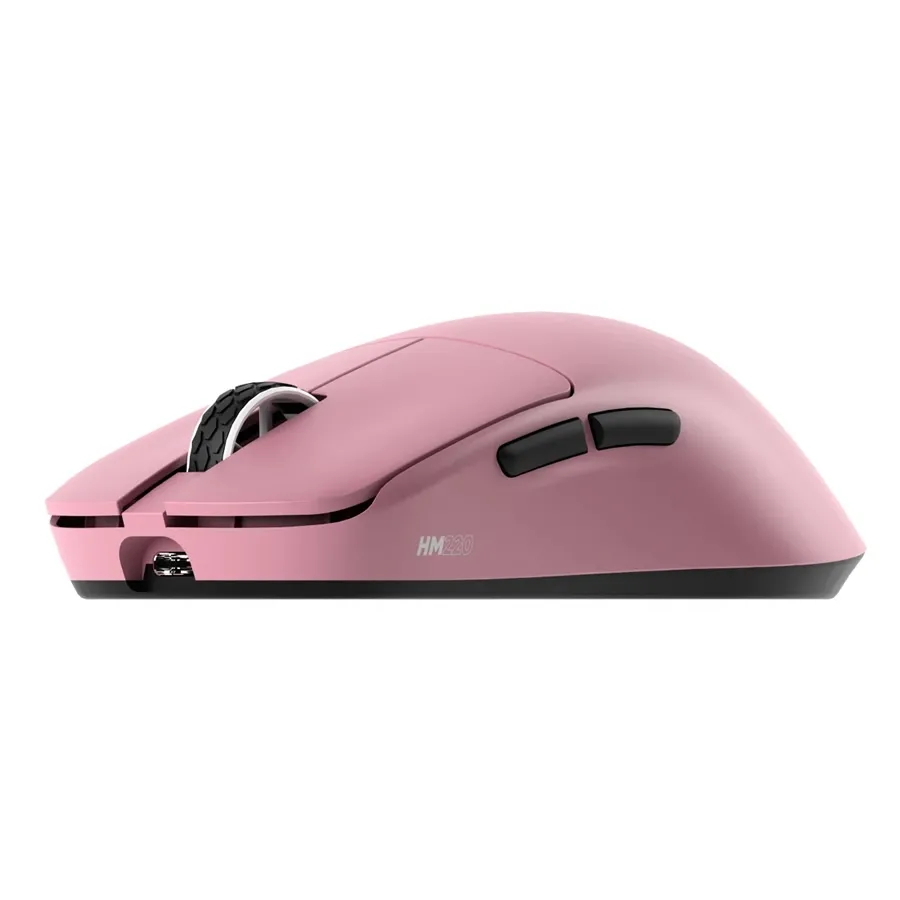 HAWK HM220P GAMING HM220 1K HZ 12000 DPI TRI-MODE KABLOSUZ/BLUETOOTH PEMBE GAMING MOUSE