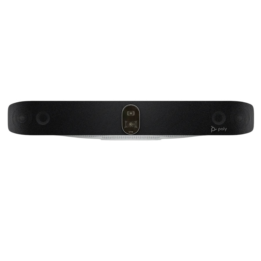 HP Poly Studio V72 4K USB Video Bar (AV1E3AA) ,Büyük Toplantı Odaları için Çift 4K Kamera, Poly DirectorAI ve Surround Ses Sistemi