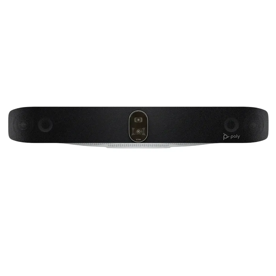 HP Poly Studio V72 4K USB Video Bar (AV1E3AA) ,Büyük Toplantı Odaları için Çift 4K Kamera, Poly DirectorAI ve Surround Ses Sistemi