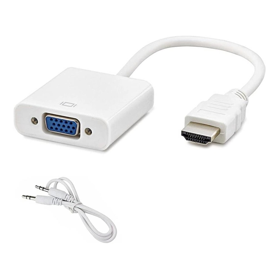 HYTECH HY-HV35 HDMI TO VGA ÇEVİRİCİ + AUTO ÇEVİRİCİ
