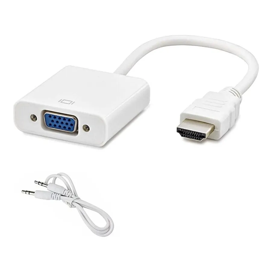 HYTECH HY-HV35 HDMI TO VGA ÇEVİRİCİ + AUTO ÇEVİRİCİ