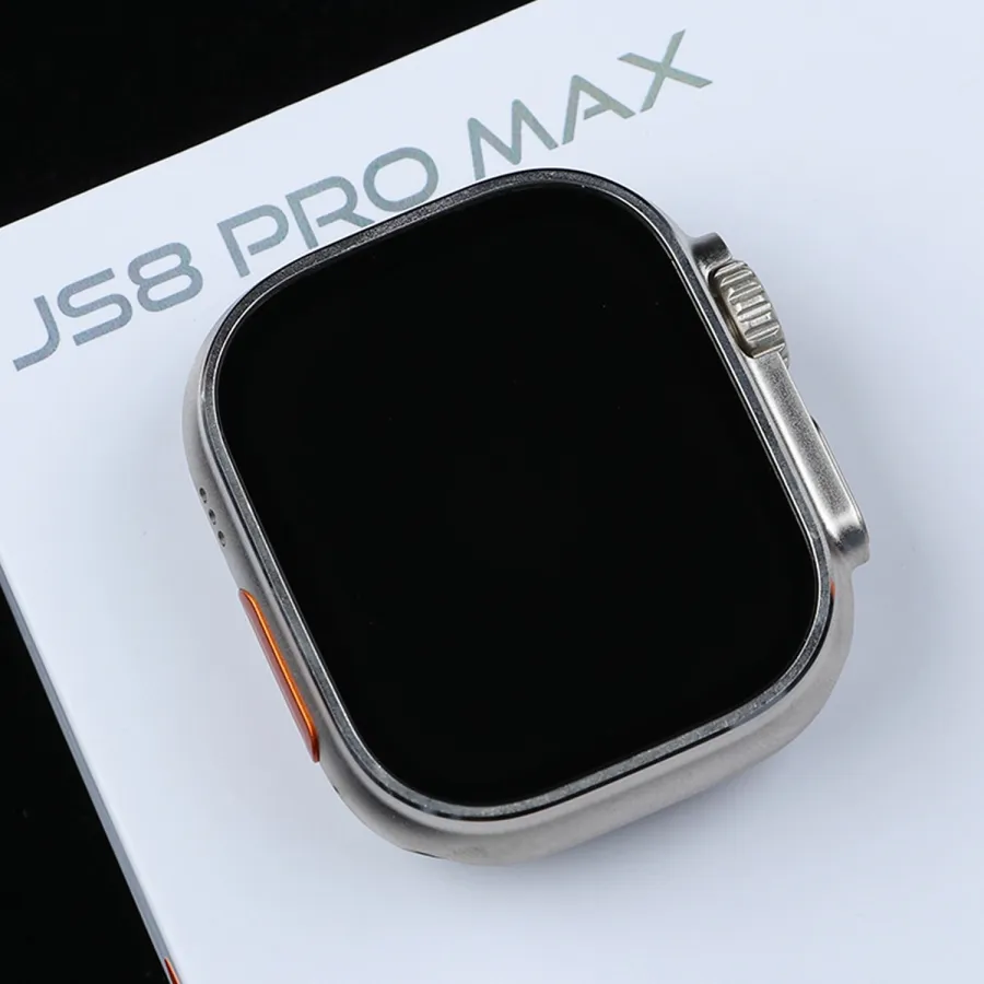 JS8 Pro Max Akıllı Saat – 2.02'' AMOLED Ekran, Bluetooth 5.2, Kablosuz Şarj, IP67 Su Geçirmez Smartwatch