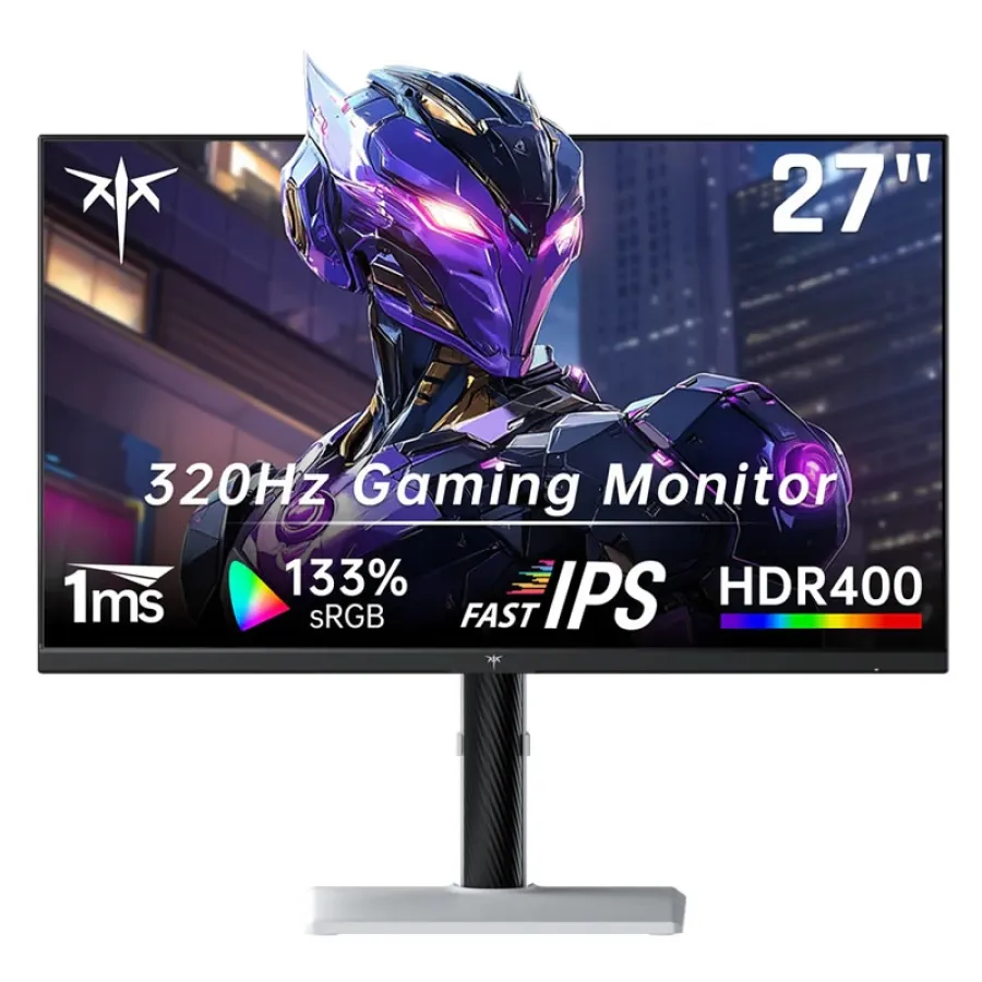 KTC H27E6 27" QHD 300Hz Fast IPS Profesyonel Oyun ve Tasarım Monitörü, 98% DCI-P3, HDR, 1ms, Pivot Dikey Kullanım