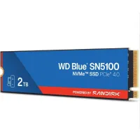 2TB WD BLUE SN5100 NVMeTM PCI-4.0 5000MB/S 4000MB/S M2 SSD WDS200T5B0E