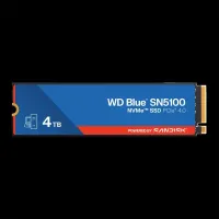 4 TB WD BLUE SN5100 PCI-4.0 6900MB/S 6700MB/S M2 SSD WDS400T5B0E