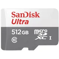 SanDisk Ultra 512GB microSDXC UHS-I Hafıza Kartı 100MB/s Class 10 (SDSQUNR-512G-GN3MN) Android Uyumlu Yüksek Hızlı