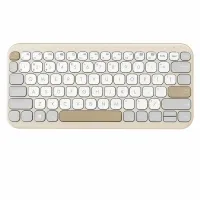 ASUS Marshmallow Klavye KW100 - Bluetooth Kablosuz Çoklu Cihaz Klavye, Sessiz Makas Tuşlar, Uzun Pil Ömrü