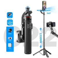 C22 AI Akıllı Yüz Takipli Gimbal Tripod- 360 Döner Selfie Çubuğu, Bluetooth Uzaktan Kumandalı Stabilizatör