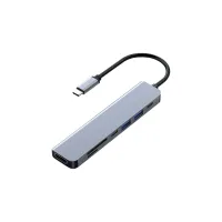 Frisby FA-7684C 7-in-1 USB-C Hub - HDMI, USB 3.0, SD/TF Kart Okuyucu, PD Şarj, Type-C Adaptör