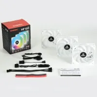 HAWK HF120-3SET GAMING HF120 SLIENTFORCE 120MM ARGB ÜÇLÜ SİYAH KASA FANI