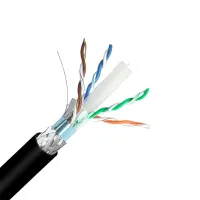 INCA ICAT6-500AG OUTDOOR S/FTP 23 AWG LSZH NETWORK CABLE 500 METRE SİYAH CAT6 KABLO