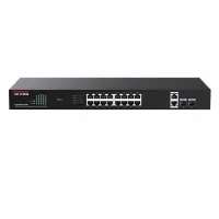 IP-COM G1120P-16-150W 16 PORT GIGABIT+2XGB RJ45/SFP UPLINK 135W POE RACKMOUNT SWITCH