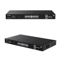 IP-COM G2220P-16-250W 16 PORT GIGABIT+2XRJ45/SFP UPLINK 250W POE CLOUD YÖNETİLEBİLİR RACKMOUNT SWITCH