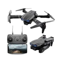 KATJMER E99 Pro Kameralı Drone - Tek Tuş Kalkış-İniş, Takla Atma Özellikli Eğlence Dronu (Yedek Bataryalı)