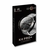 Katjmer K4 Pro+ Akıllı Saat - Çelik Kordonlu, Sesli Görüşmeli, Uyku ve Nabız Takip Özellikli Suya Dayanıklı Smartwatch