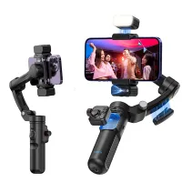 M03 AI Gimbal 3 Eksenli Gimbal Sabitleyici Akıllı Telefon Stabilizatörü, Yapay Zeka Destekli Profesyonel Çekim