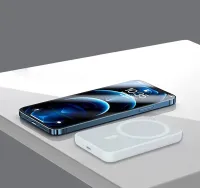 MagSafe Uyumlu Kablosuz Powerbank 10000 mAh – Ultra İnce Manyetik Hızlı Şarj Taşınabilir Güç Bankası
