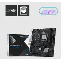 MSI PRO H810M-E DDR5 6400MHz LGA1851 mATX Anakart - PCIe 5.0, 2.5G LAN, HDMI 2.1, DisplayPort, M.2 Gen4