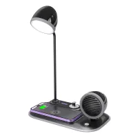 Venandin OPX‑1020 Manyetik Kablosuz Şarj Standı – 3’ü 1 Arada Qi Wireless Charger, Masaüstü Hızlı Şarj İstasyonu