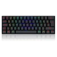 REDRAGON K530 DRACONIC PRO Q TR 60% KOMPAKT KABLOSUZ-BLUETOOTH 2.4G SWITCH MEKANİK KLAVYE SİYAH