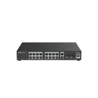 RUIJIE REYEE RG-ES220GS-P 16 PORT GIGABIT+2XGB RJ45/SFP UPLINK CLOUD L2 YÖNETİLEBİLİR 240W POE RACKMOUNT SWITCH