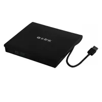 S-Link SL-DRW06 USB 3.0 Harici DVD-RW Yazıcı | Ultra Slim Taşınabilir CD/DVD Okuyucu & Yazıcı, Plug & Play