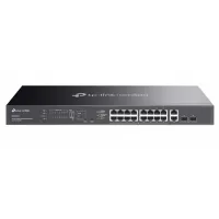 TP-LINK OMADA ES220GMP 16 PORT GIGABIT POE YÖNETİLEBİLİR RACKMOUNT SWITCH