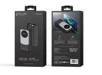 Avctekno Venandin PWB10A3 10.000 mAh LED Göstergeli 22.5W Hızlı Şarj Kendinden Kablolu Type-C Powerbank