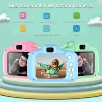 X-2 Mini Kids Camera 1080p Çocuk Dijital Kamera, 800MP Fotoğraf, Oyun, 2.0