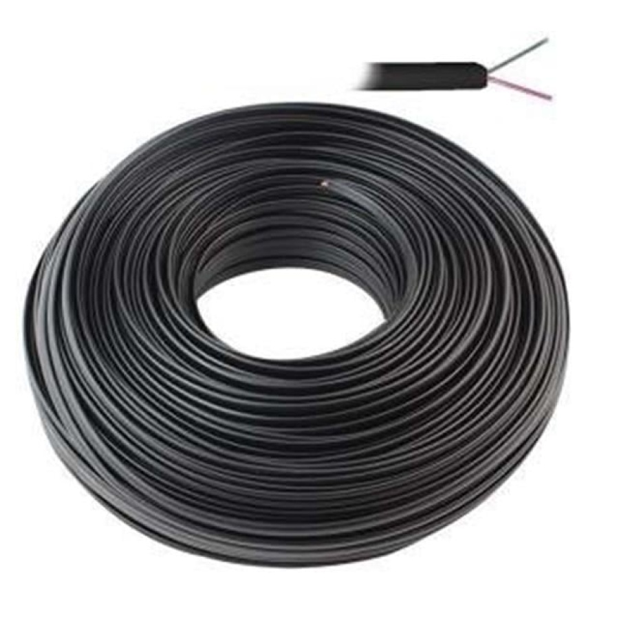 Lan LN-TEL33 Siyah 2li Flat Köken 100 Metre Telefon Kablosu