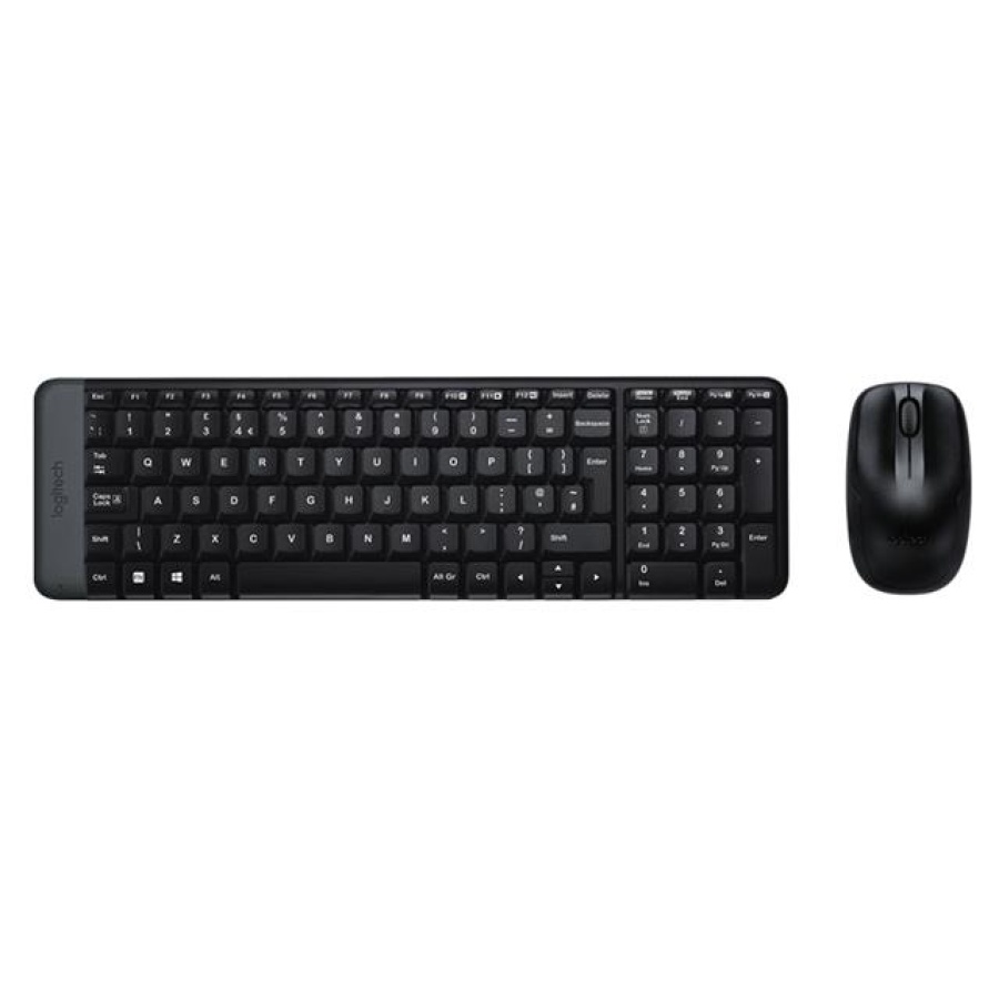 Logitech MK220 Q Tr Siyah Kablosuz Klavye Mouse Set