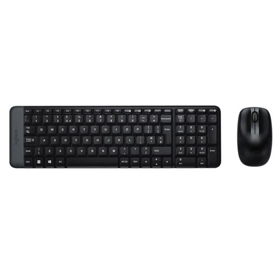 Logitech MK220 Q Tr Siyah Kablosuz Klavye Mouse Set