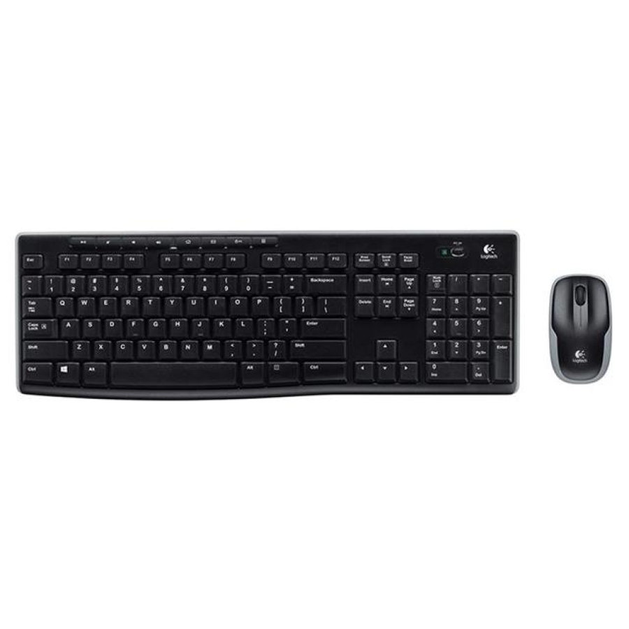 Logitech MK270 Kablosuz Klavye Set Mm Q Tr Siyah