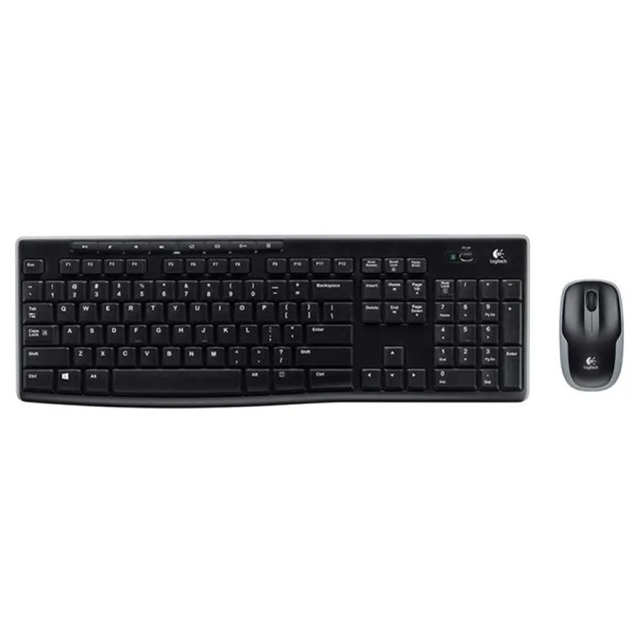 Logitech MK270 Kablosuz Klavye Set Mm Q Tr Siyah