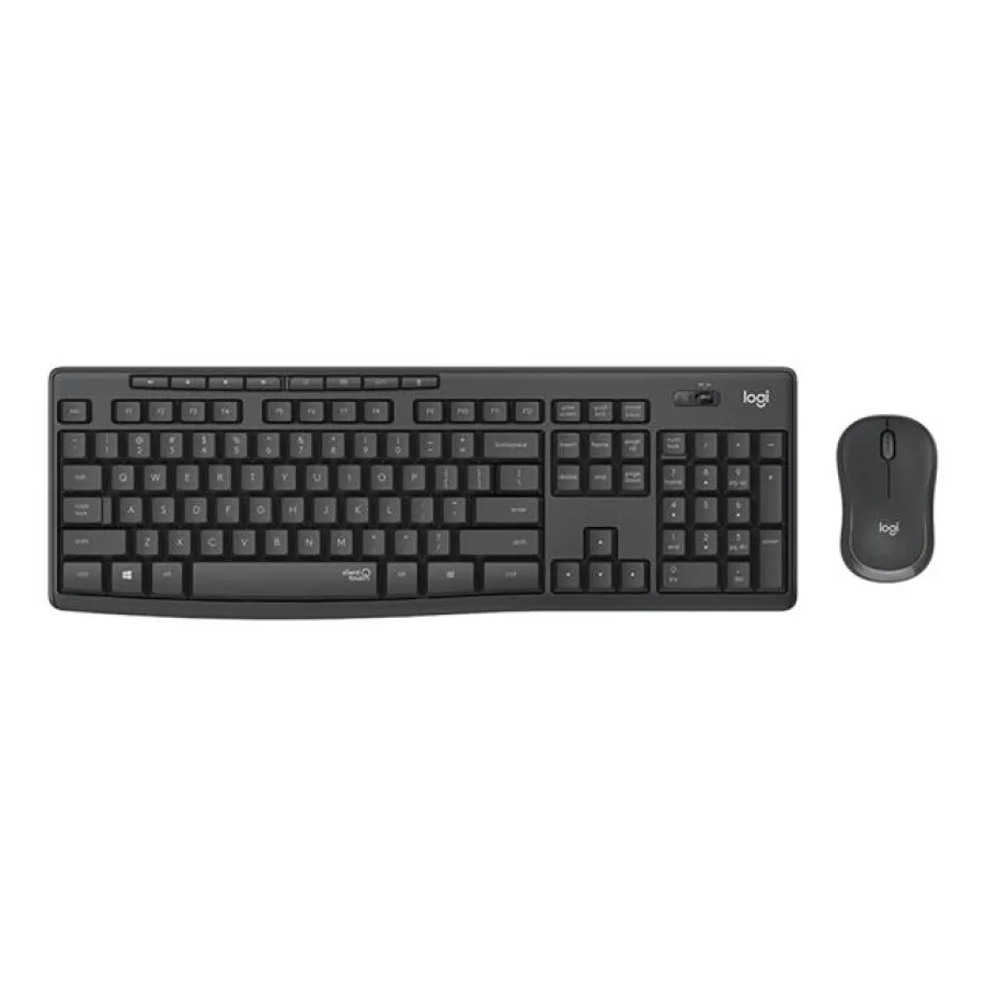 Logitech MK295 Q Tr Siyah Kablosuz Klavye Mouse Set