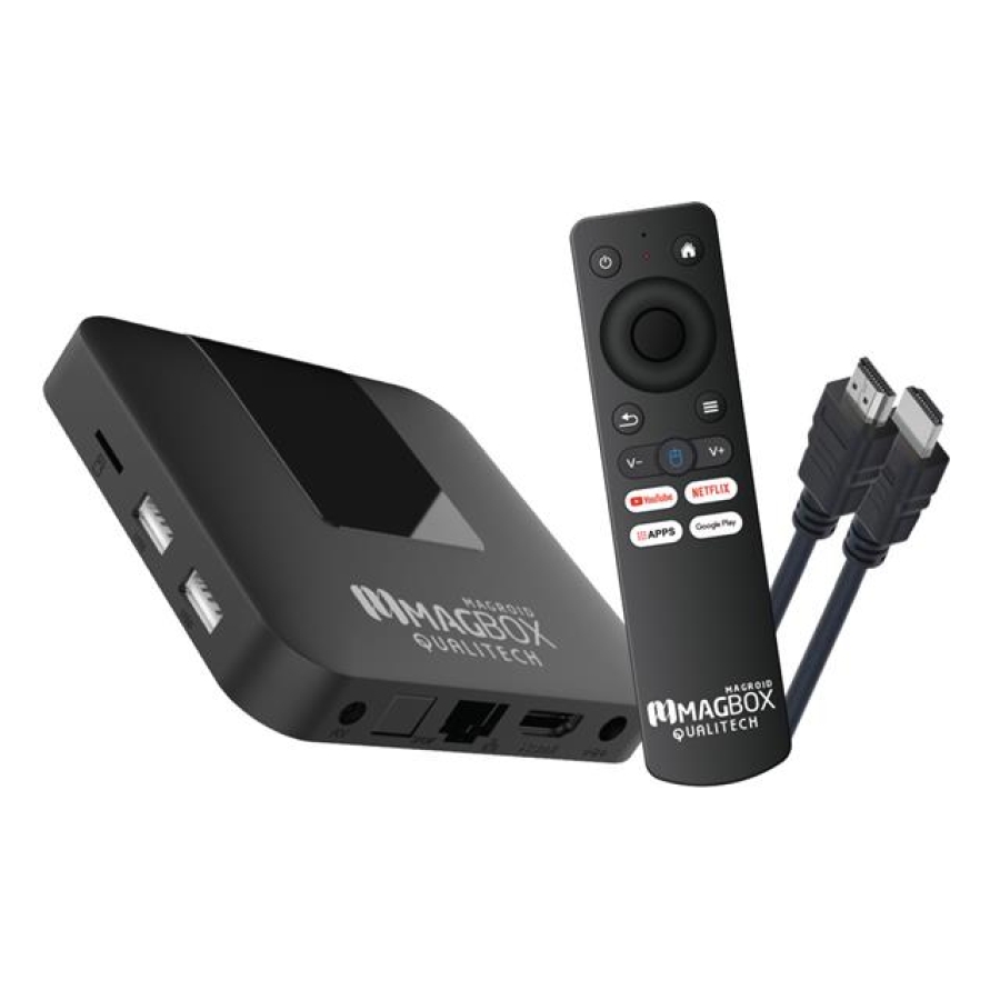 Magbox Magroid Qualitech 32GB HDD - 2GB Ram 2.4G H313 CPU Android TV Box