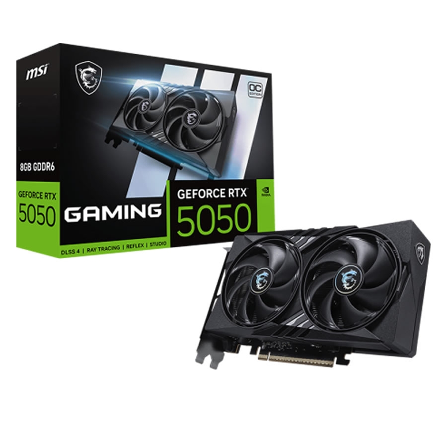 MSI GeForce RTX 5050 8G GAMING OC 8GB GDDR6 128BIT 1XHDMI 3XDP EKRAN KARTI