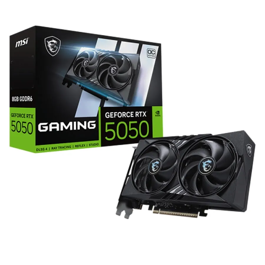 MSI GeForce RTX 5050 8G GAMING OC 8GB GDDR6 128BIT 1XHDMI 3XDP EKRAN KARTI